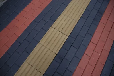 LEGI is for all - slabs adapted for the blind people